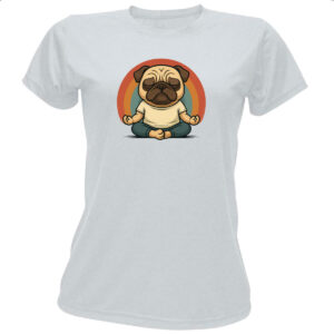 Camiseta Baby Look Pug Adamaste