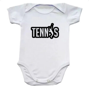 Body infantil Tennis escrita jogador