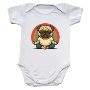 Body infantil Pug Adamaste