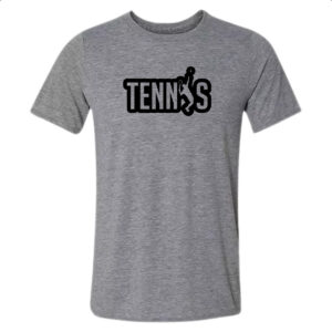 Camiseta Cinza Tennis escrita jogador
