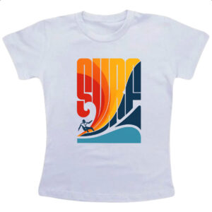 Camiseta Infanto Juvenil Surf Retro Vintage anos 70