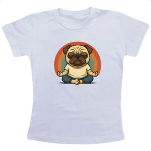 Camiseta Infanto Juvenil Pug Adamaste
