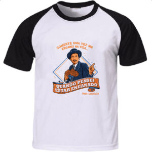 Camiseta Raglan So me enganei uma vez