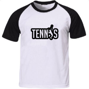 Camiseta Raglan Tennis escrita jogador