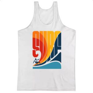 Camiseta Regata Surf Retro Vintage anos 70