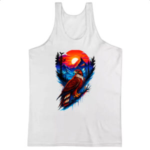 Camiseta Regata Aguia montanhas landscape art