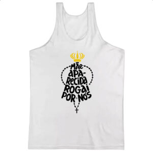 Camiseta Regata Mae Aparecida Rogai por Nos