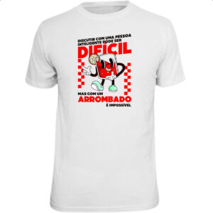 Camiseta Unissex Discutir com inteligente