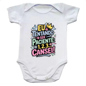 Body infantil Tentando ser paciente