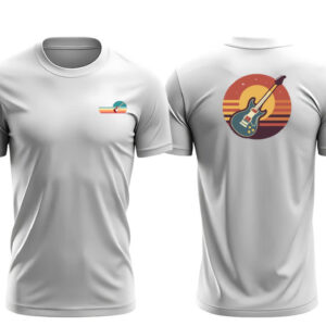 Camiseta Unissex Guitarra Sunset Art FC
