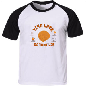 Camiseta Raglan Vira lata caramelo