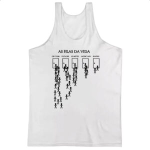 Camiseta Regata As filas da vida