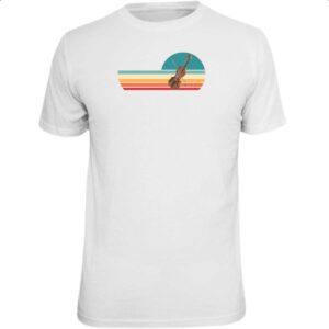 Camiseta Unissex Violino Espiral Sunset Art