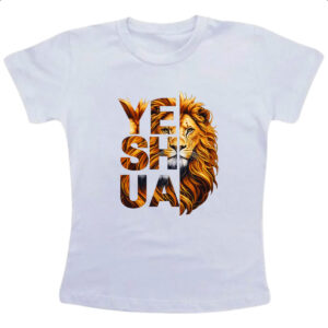 Camiseta Infanto Juvenil Yeshua Leao Majestoso