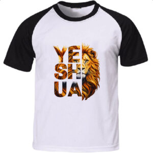 Camiseta Raglan Yeshua Leao Majestoso