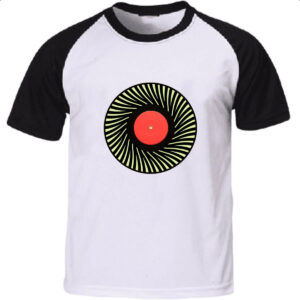 Camiseta Raglan Disco Vinil Hipnose
