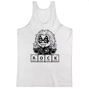 Camiseta Regata Einstein Rock Elementos Quimicos