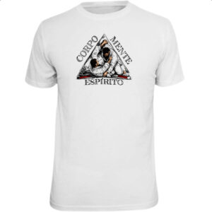 Camiseta Unissex Jiu-Jitsu Corpo Mente Espirito