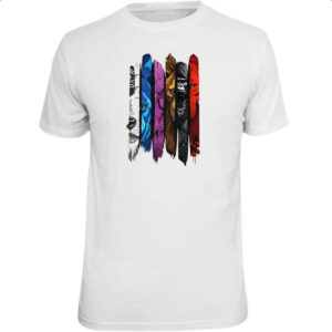 Camiseta Unissex Jiu-Jitsu animais faixas