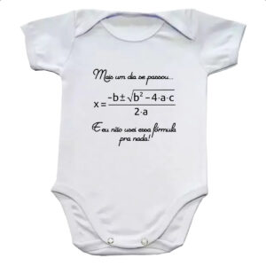 Body infantil Mais um dia que nao usei a formula