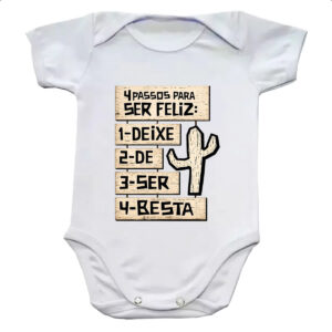 Body infantil 4 passos para ser feliz