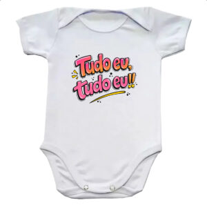 Body infantil Frases de mae tudo eu