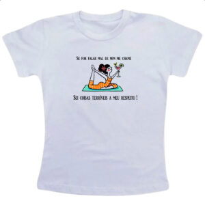 Camiseta Infanto Juvenil Se for falar mal de mim  me chame