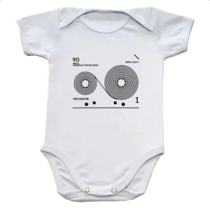 Body infantil Fita K7 em linha