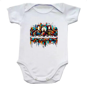 Body infantil Vitral Santa Ceia