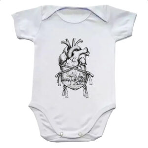 Body infantil Coracao Capoerista