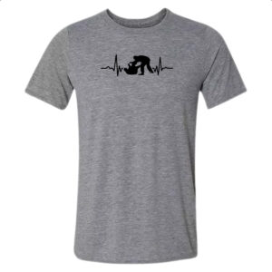 Camiseta Cinza Batimento Cardiaco Jiu-Jitsu