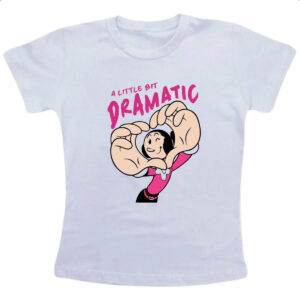 Camiseta Infanto Juvenil A little bit dramatic Olivia