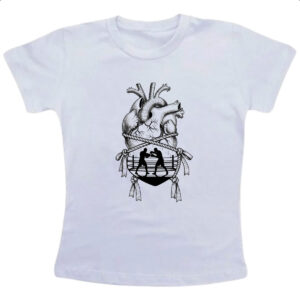 Camiseta Infanto Juvenil Coracao boxeador
