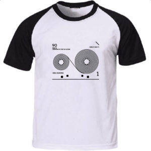 Camiseta Raglan Fita K7 em linha