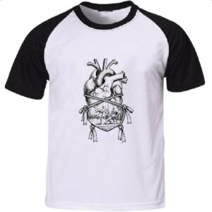 Camiseta Raglan Coracao Capoerista