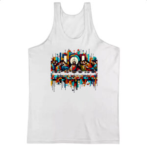 Camiseta Regata Vitral Santa Ceia