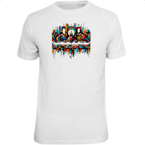 Camiseta Unissex Vitral Santa Ceia
